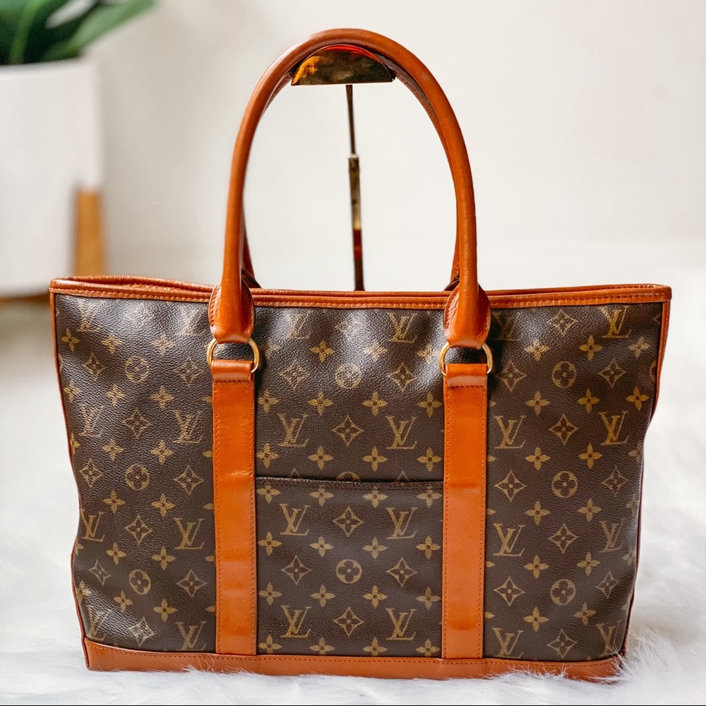 Authentic Louis Vuitton Monogram Sac Weekend PM Vintage Tote
